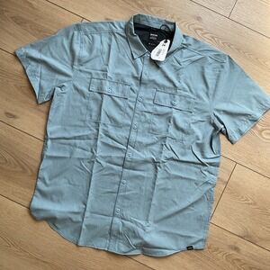 Prana Lost Sol SS Shirt UPF‎ 30+ Button Down Short Sleeve Casual  XL
